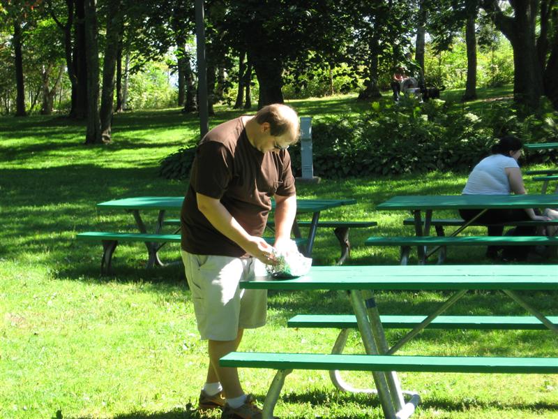 2232 Chad Price prepping food for grilling