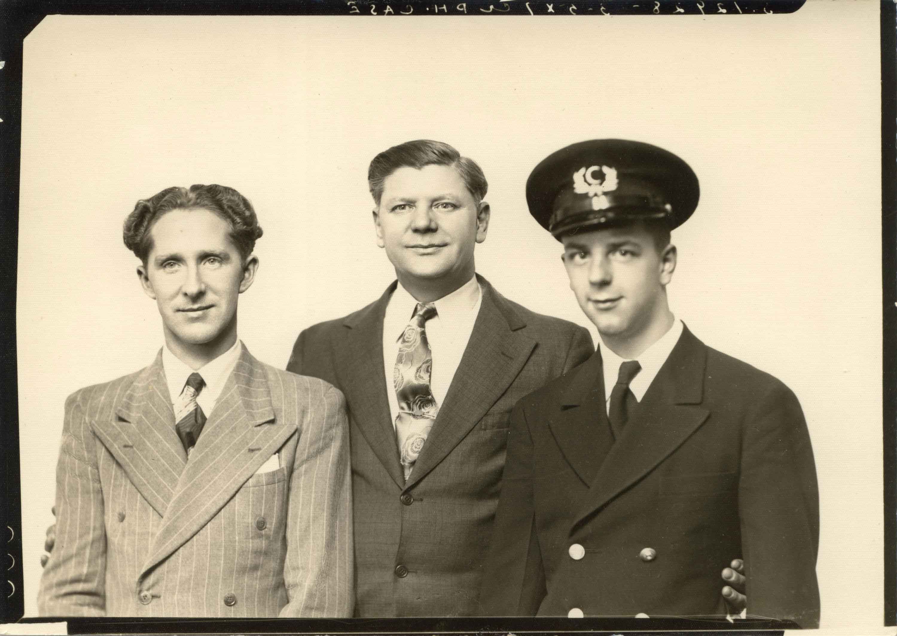 Unknown, Peter Shvegel Sr, and Peter Shvegel Jr.